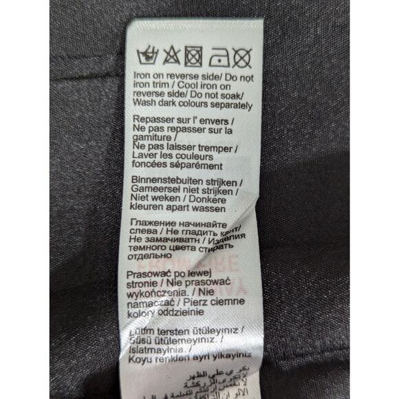 LONDON DRESS COMPANY! BLACK CHIFFON W/GOLDEN NUDE SHOULDER DETAIL DRESS! SZ 10 - Picture 7 of 9